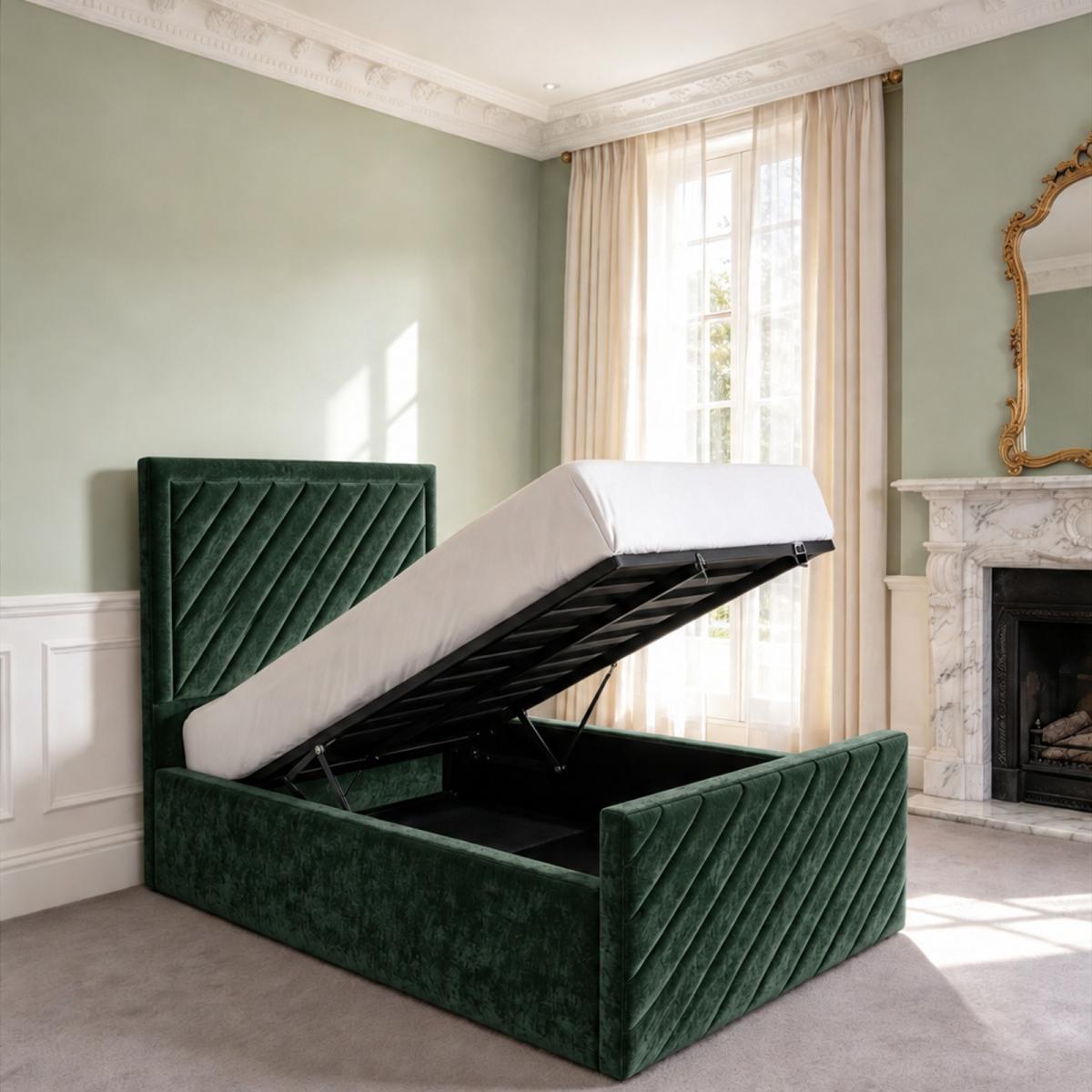 Sandhurst Kids Upholstered Ottoman Bed, view 6