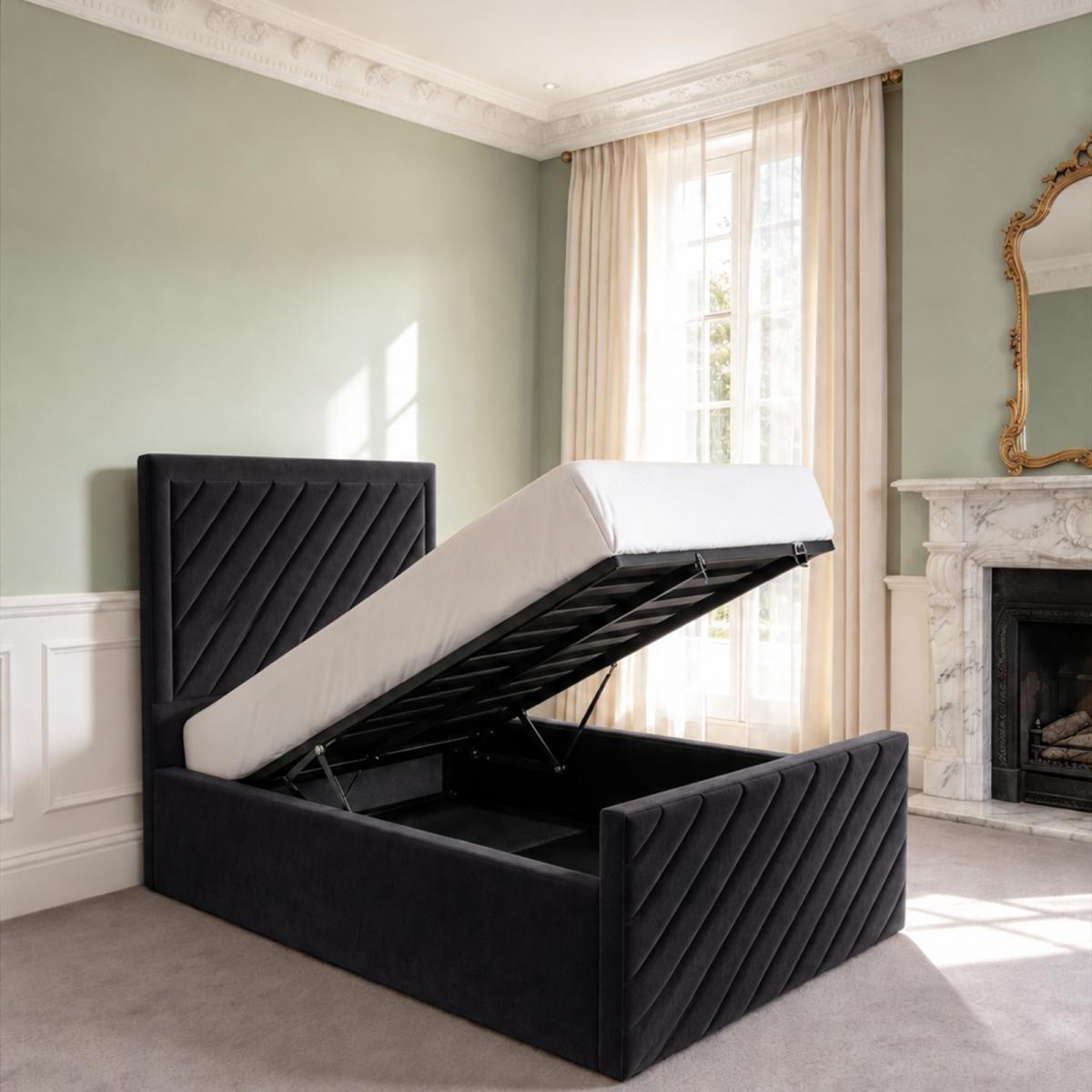 Sandhurst Kids Upholstered Ottoman Bed, view 9
