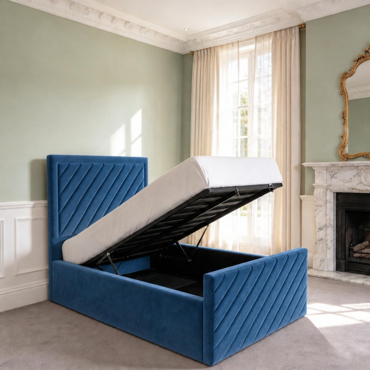 Sandhurst Kids Upholstered Ottoman Bed, view 10