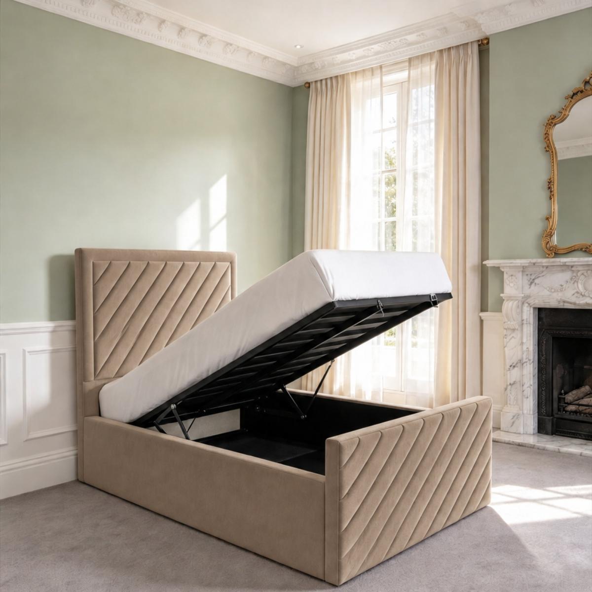 Sandhurst Kids Upholstered Ottoman Bed, view 12