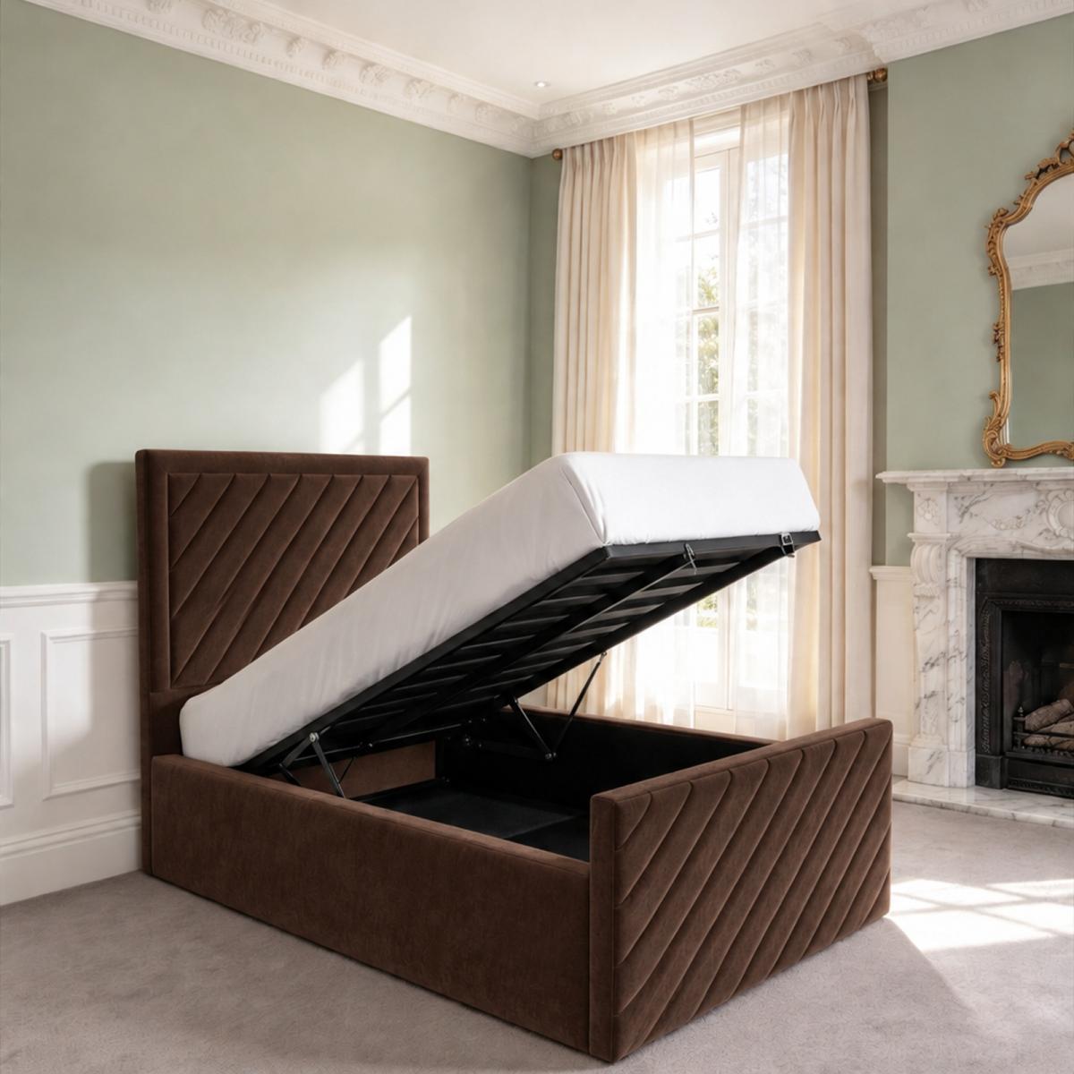 Sandhurst Kids Upholstered Ottoman Bed, view 13