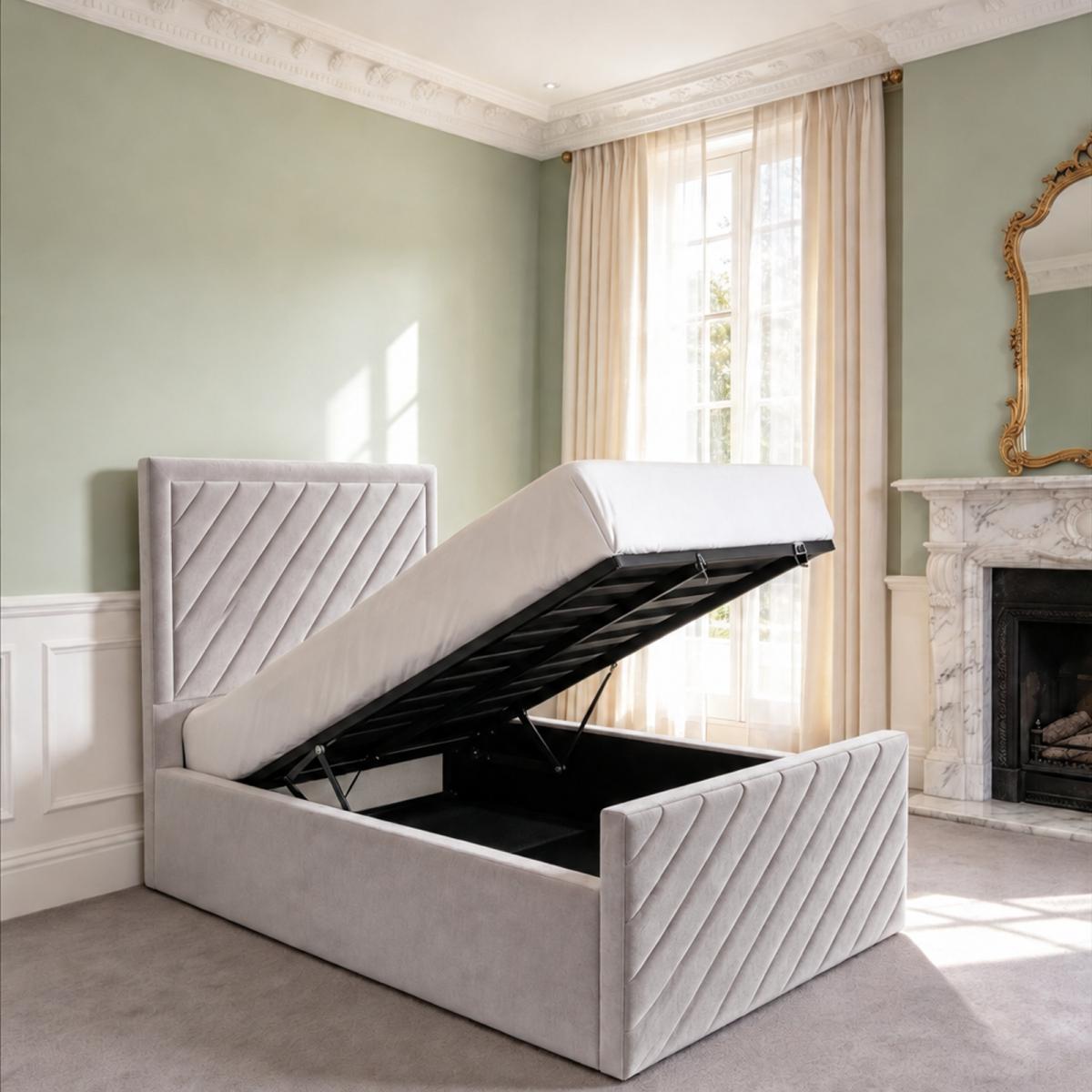 Sandhurst Kids Upholstered Ottoman Bed, view 15