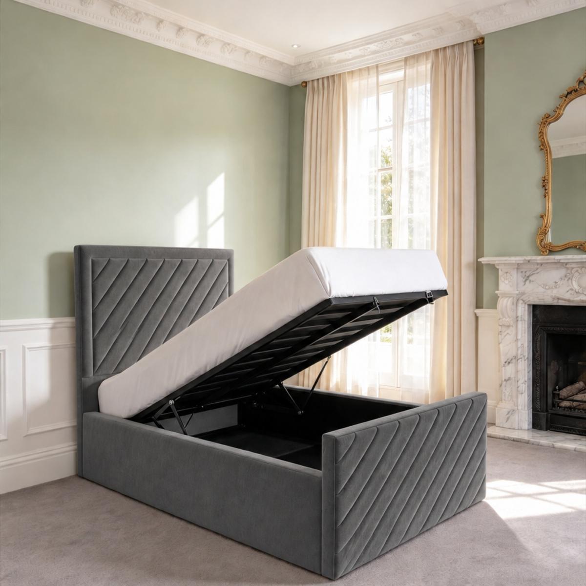 Sandhurst Kids Upholstered Ottoman Bed, view 16