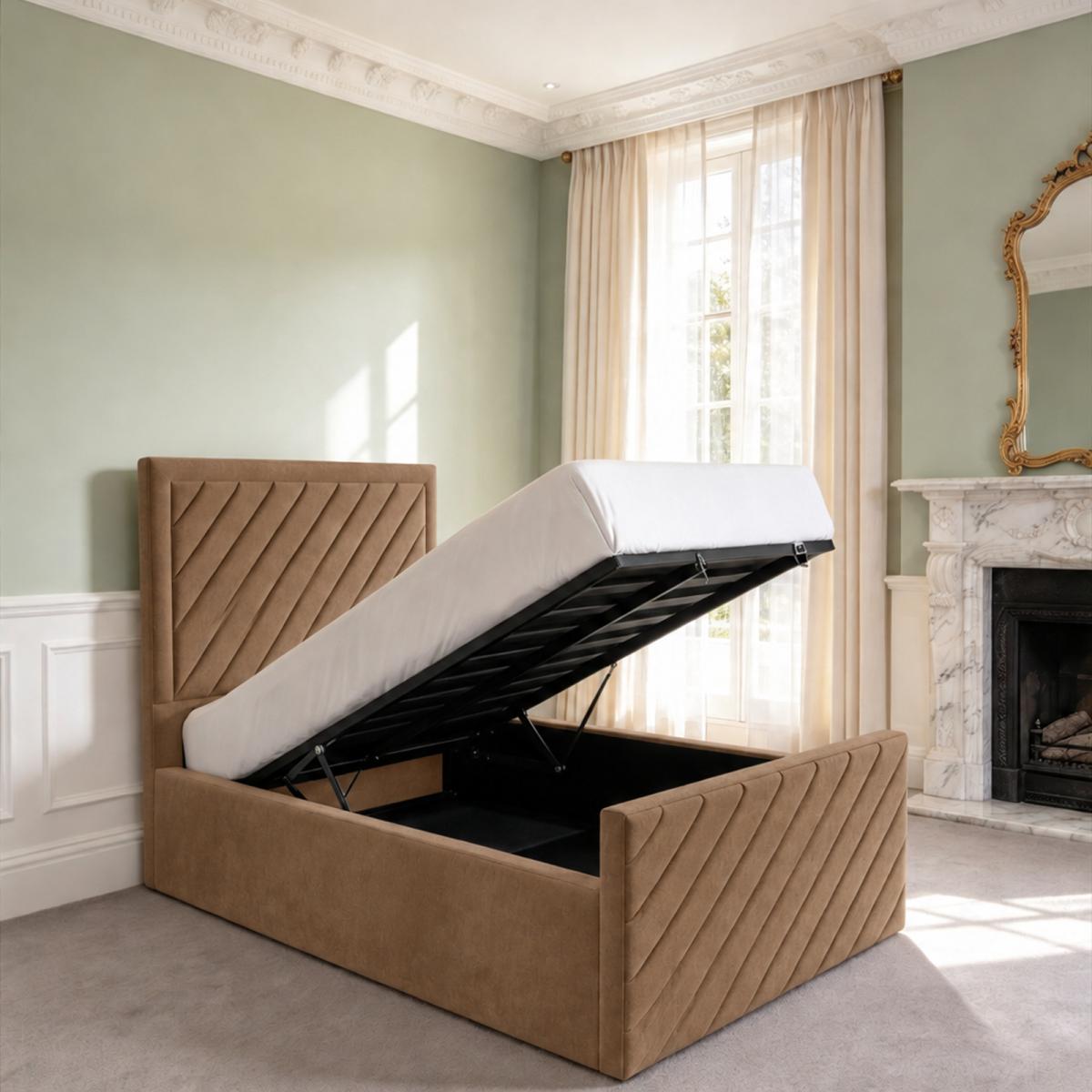 Sandhurst Kids Upholstered Ottoman Bed, view 19