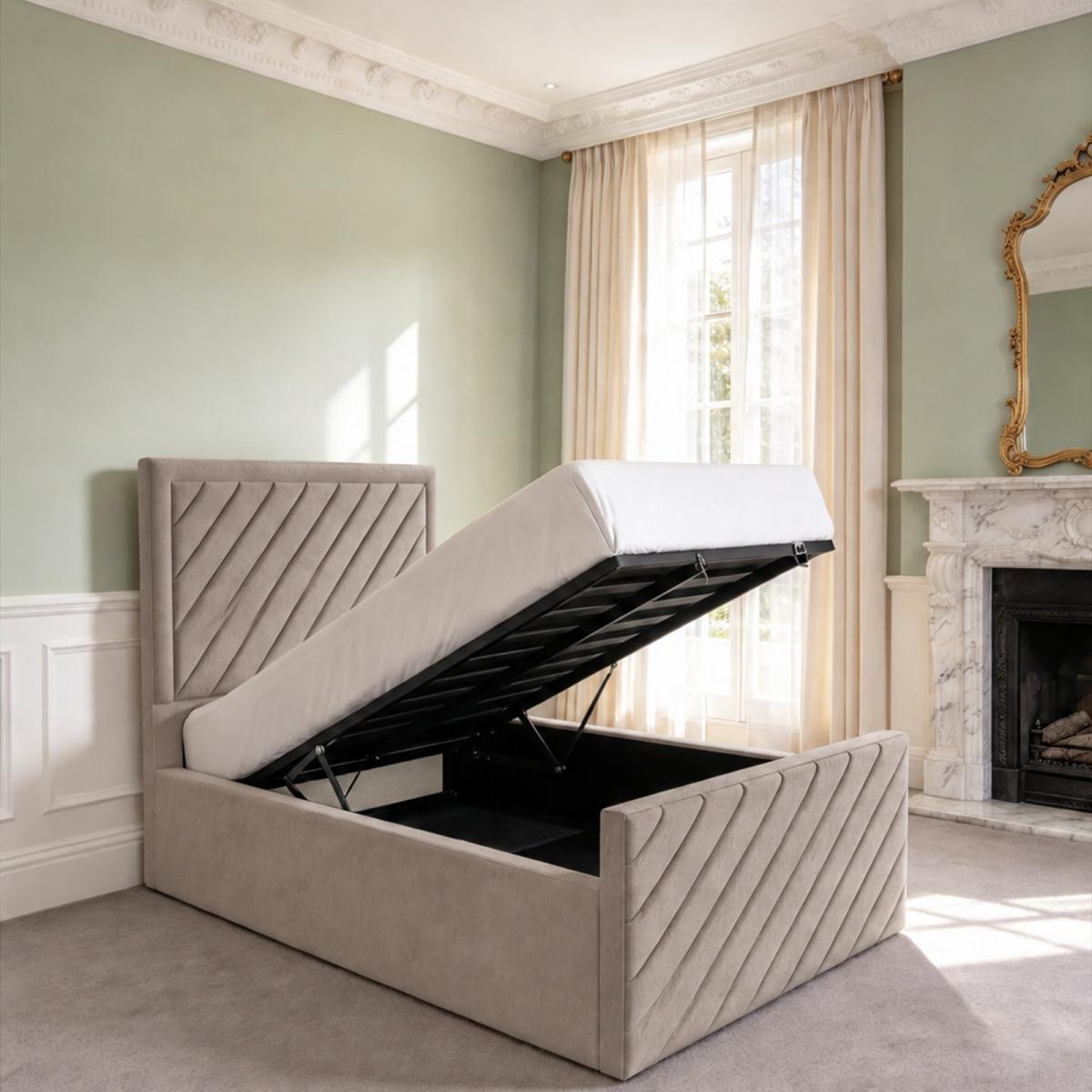 Sandhurst Kids Upholstered Ottoman Bed, view 20