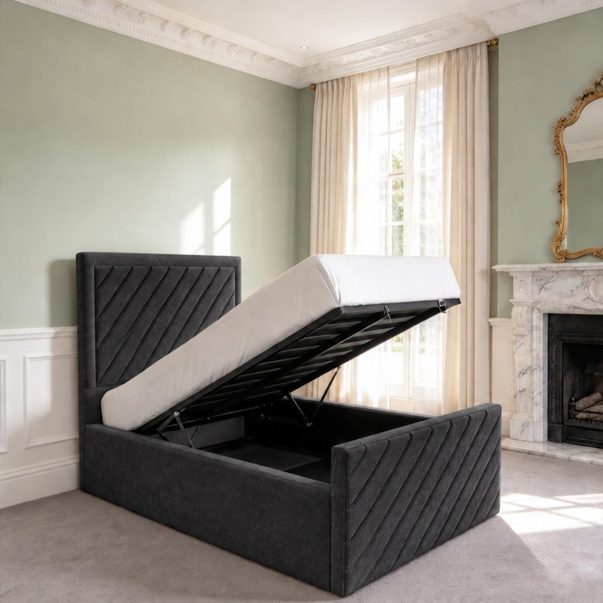 Sandhurst Kids Upholstered Ottoman Bed, view 22