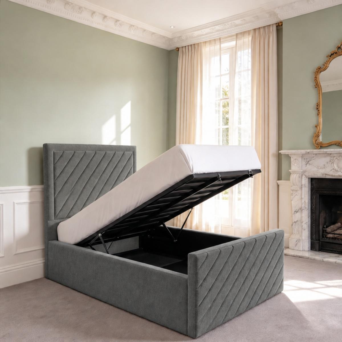 Sandhurst Kids Upholstered Ottoman Bed, view 23