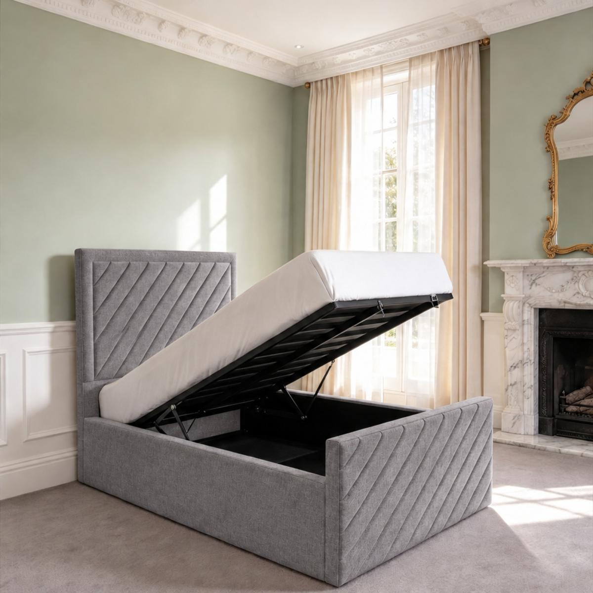 Sandhurst Kids Upholstered Ottoman Bed, view 25