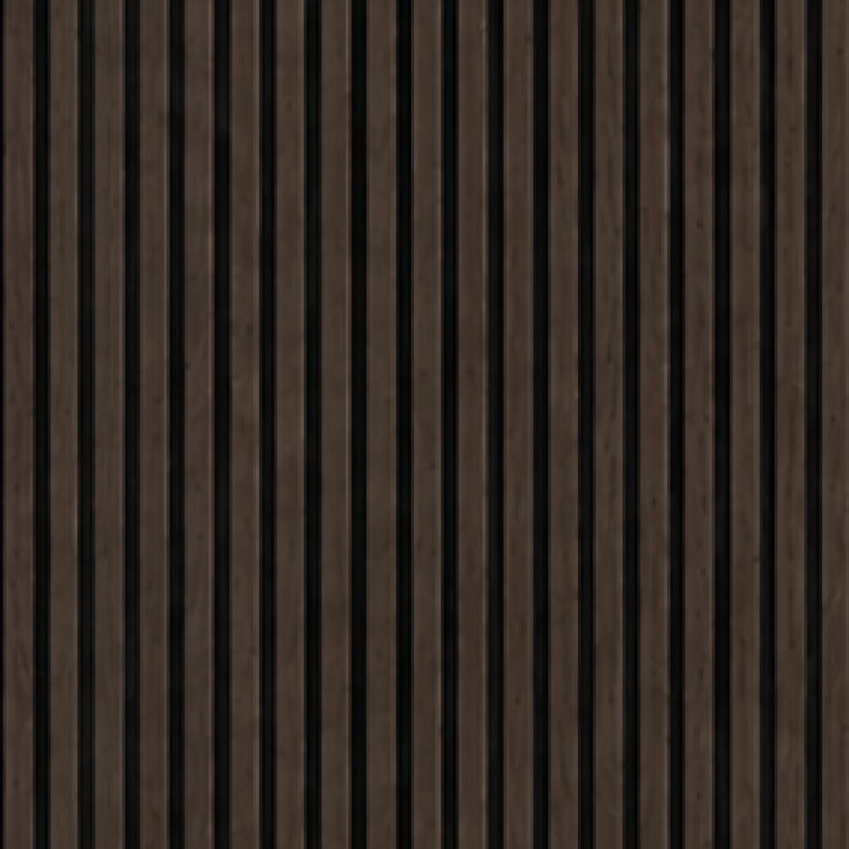 Wall Panel 31T - Walnut - Premium 3-Sided Acoustic - 240cm - (1 pack / 4pcs) — Slat & Acoustic Panels handmade to order by Langham Furniture, image 2 of 3