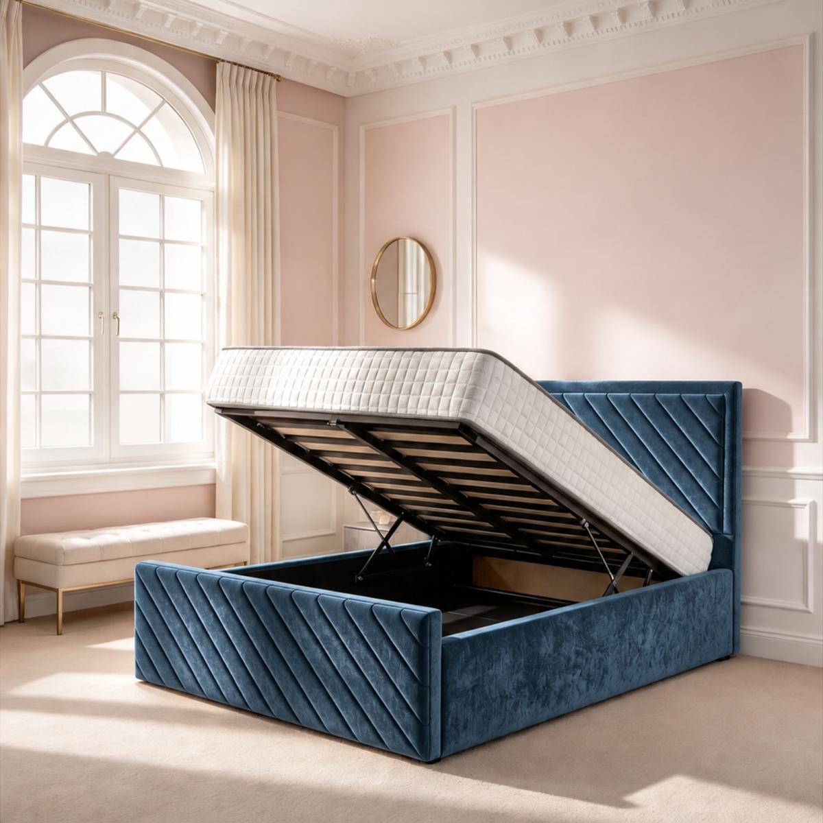 Sandhurst Upholstered Ottoman Bed, view 4