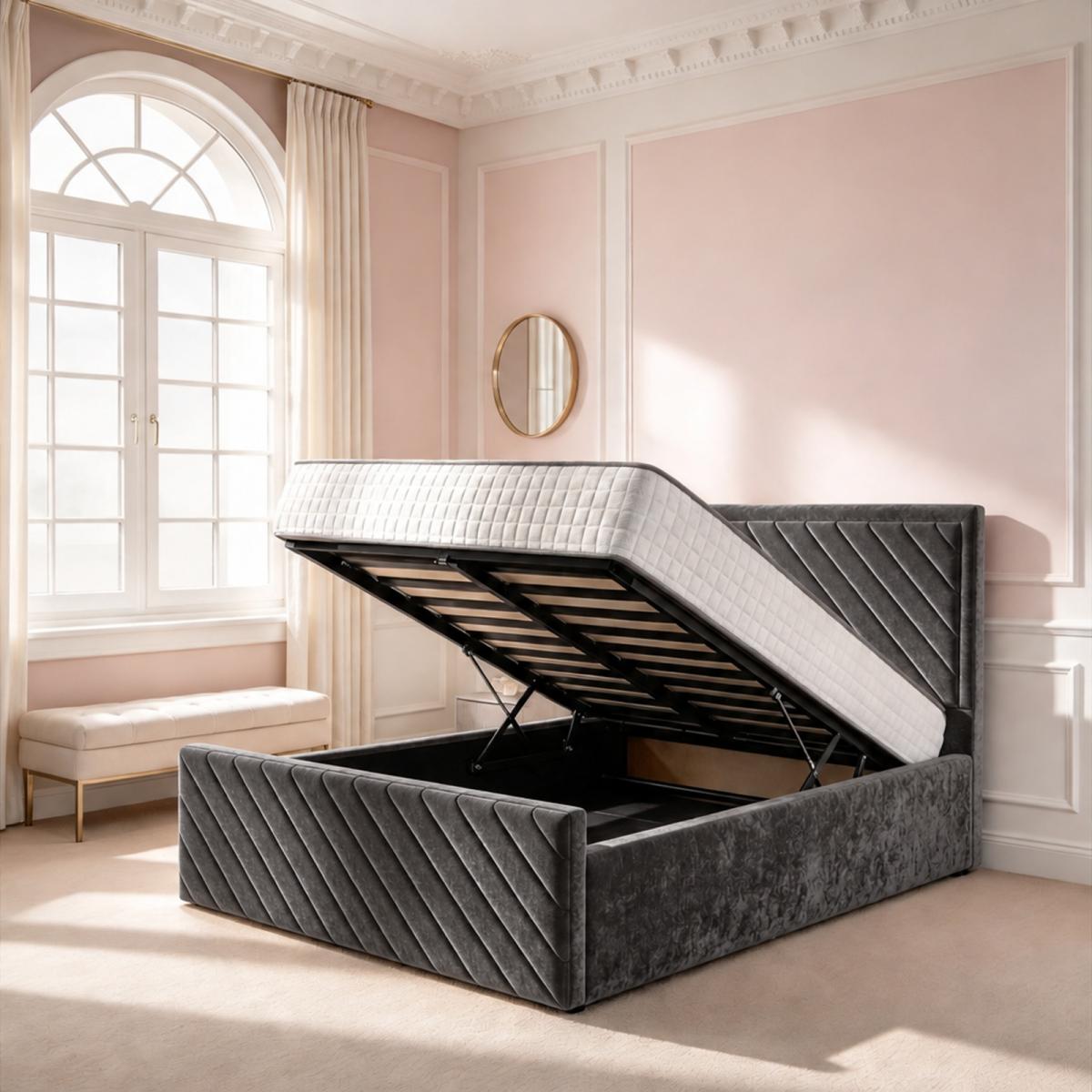 Sandhurst Upholstered Ottoman Bed, view 5