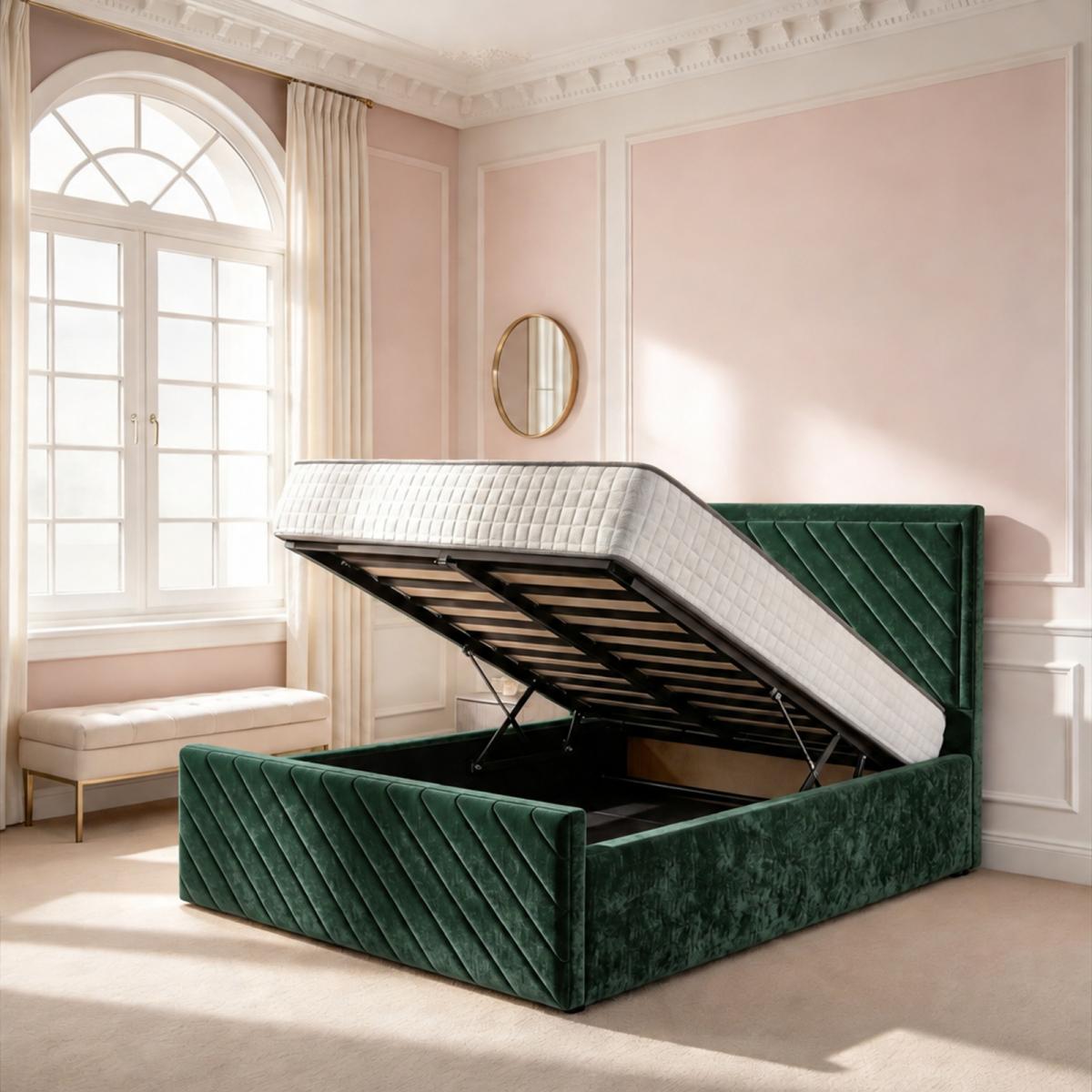 Sandhurst Upholstered Ottoman Bed, view 6