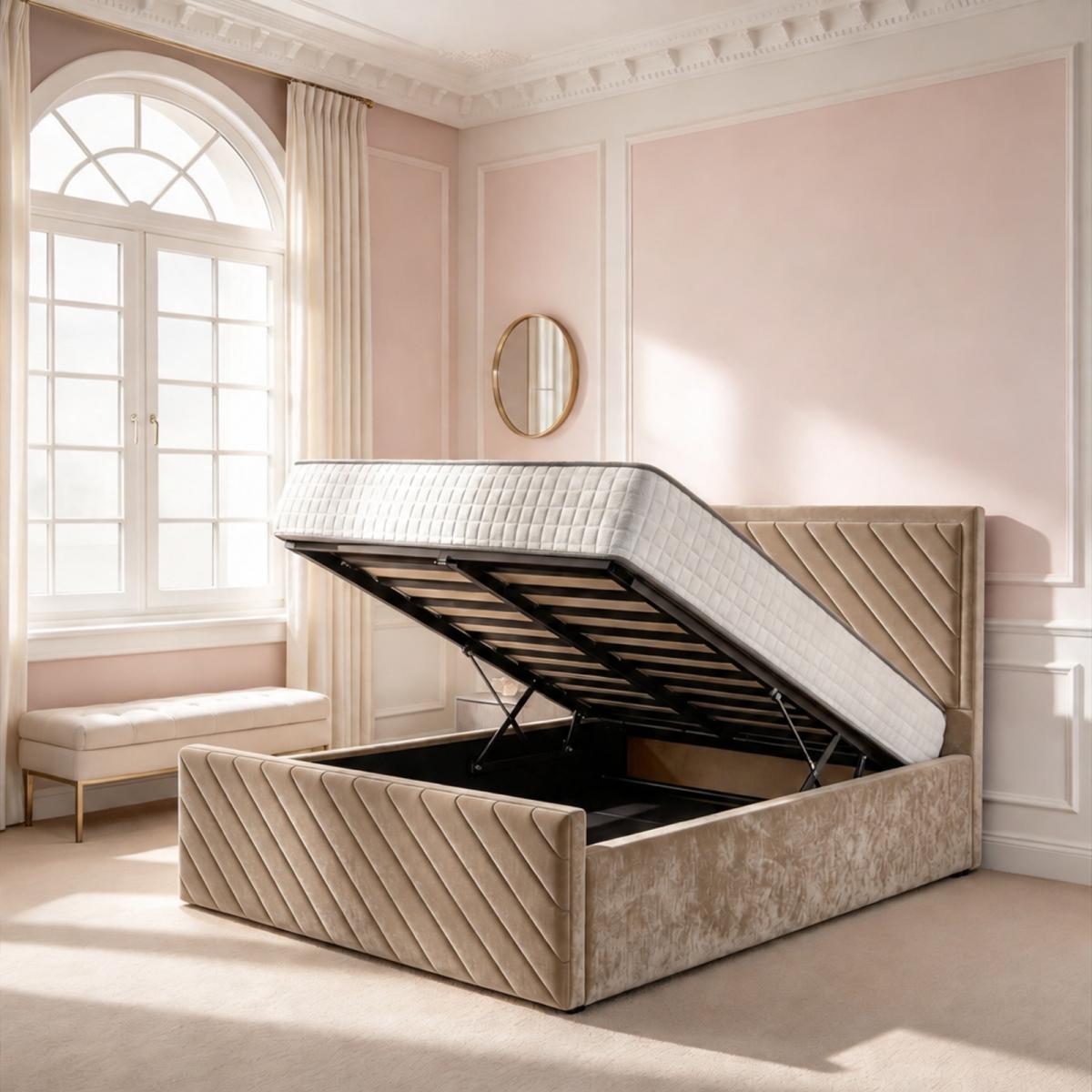 Sandhurst Upholstered Ottoman Bed, view 7