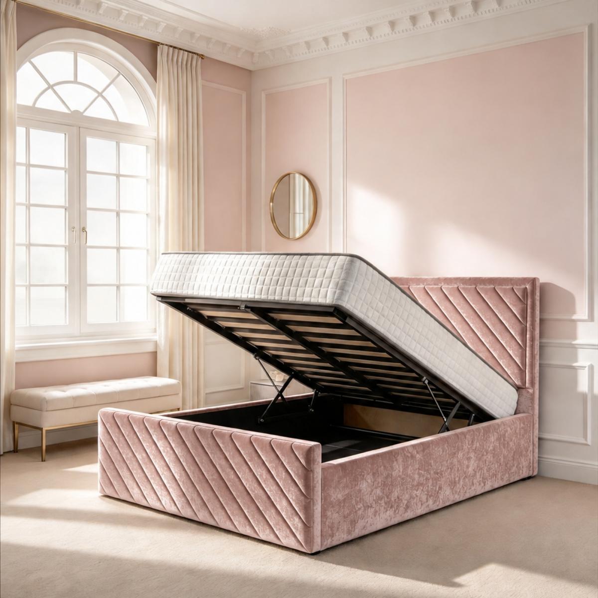 Sandhurst Upholstered Ottoman Bed, view 8