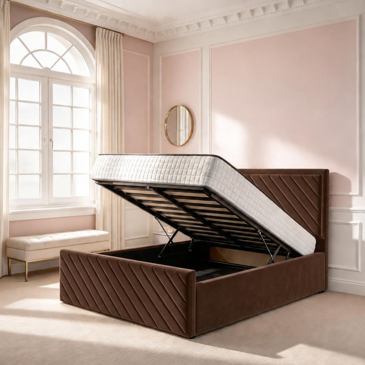 Sandhurst Upholstered Ottoman Bed, view 13