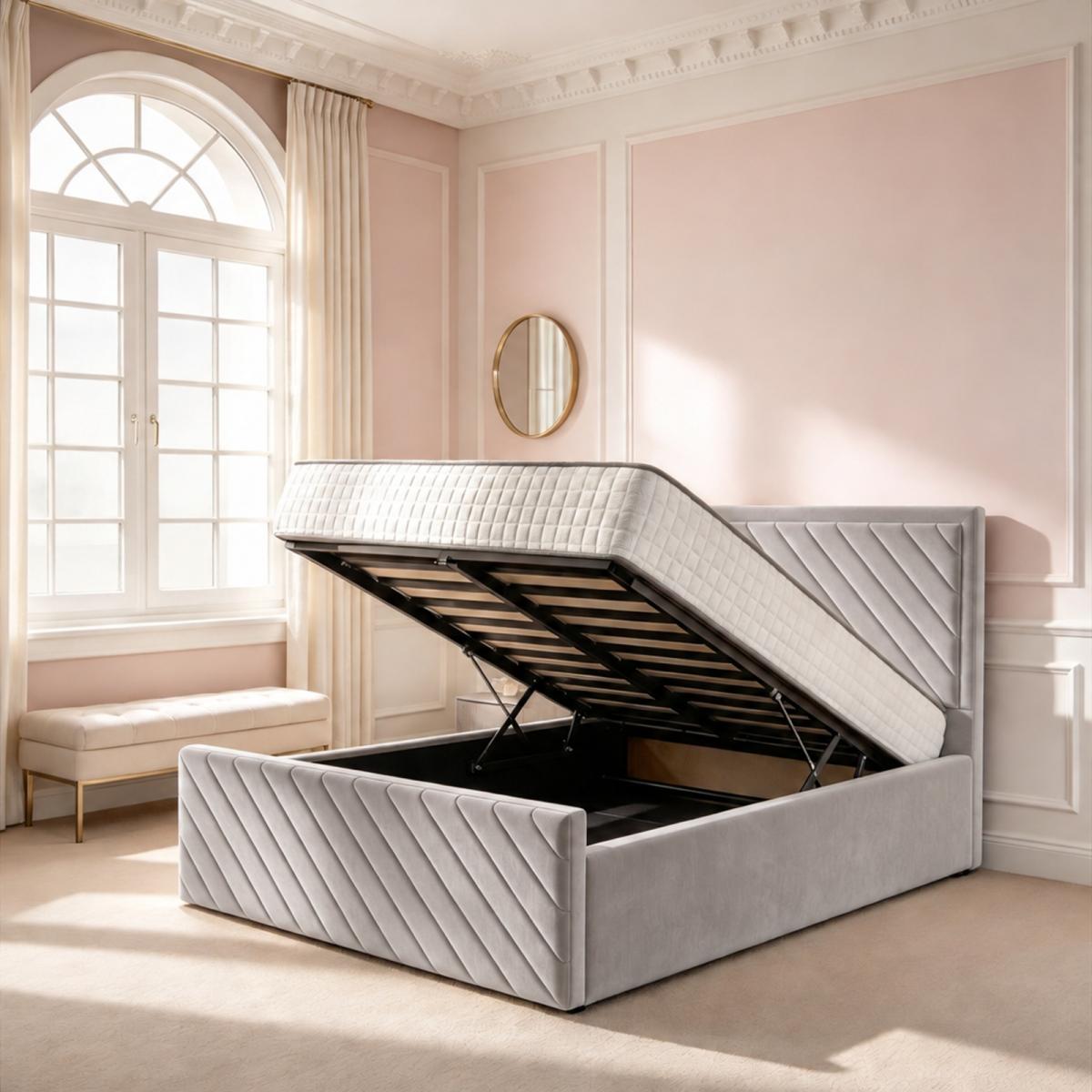 Sandhurst Upholstered Ottoman Bed, view 15