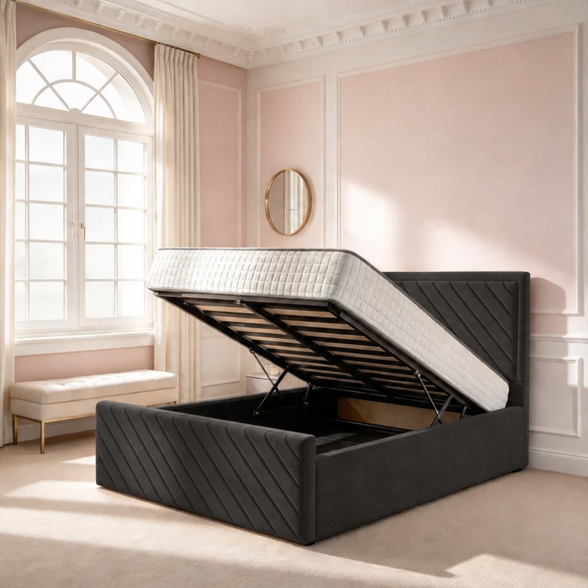 Sandhurst Upholstered Ottoman Bed, view 17