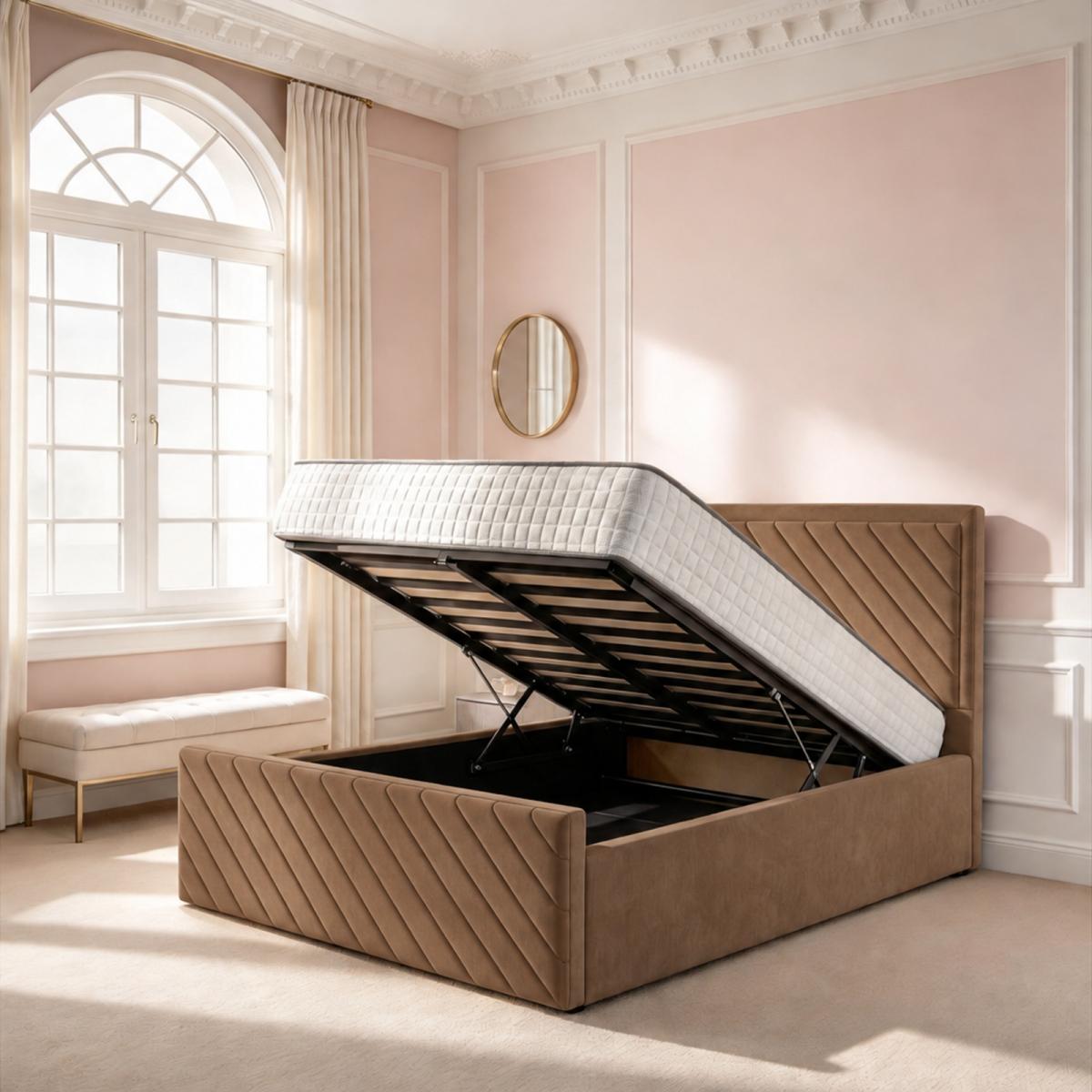 Sandhurst Upholstered Ottoman Bed, view 19