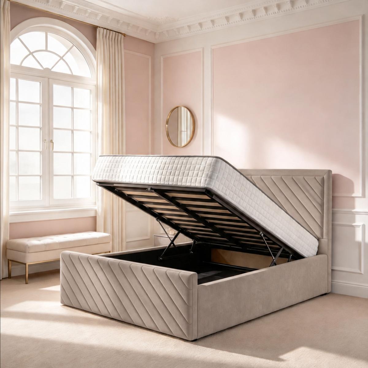Sandhurst Upholstered Ottoman Bed, view 20