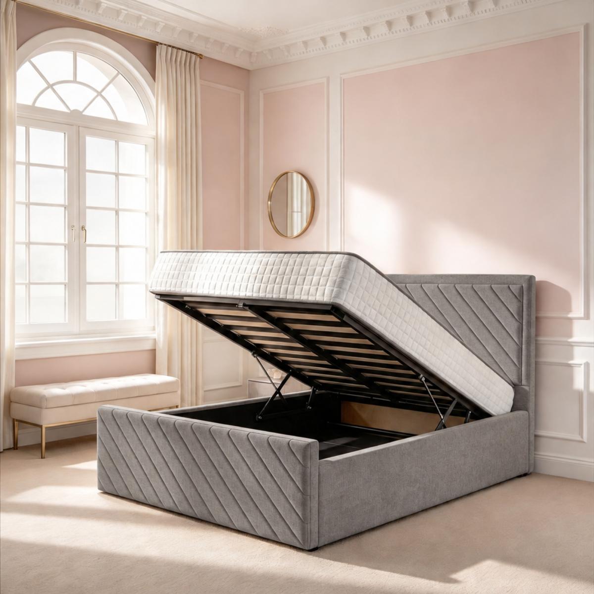 Sandhurst Upholstered Ottoman Bed, view 25