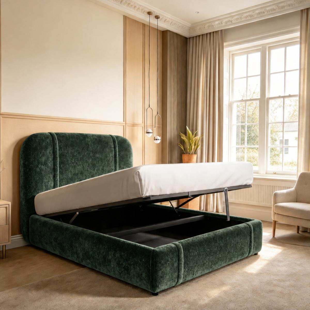 Tetbury Upholstered Ottoman Bed, view 6
