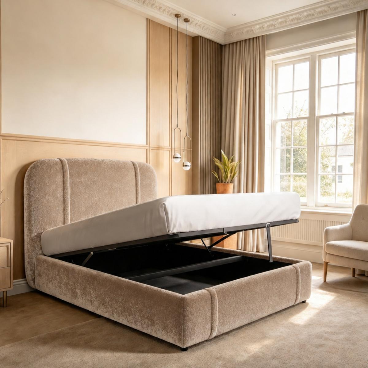 Tetbury Upholstered Ottoman Bed, view 7