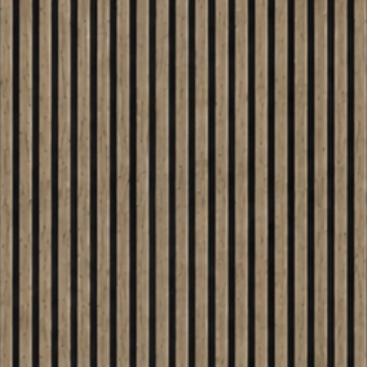 Wall Panel 31D - Dark Oak - Premium 3-Sided Acoustic - 240cm - (1 pack / 4pcs) — Slat & Acoustic Panels handmade to order by Langham Furniture, image 2 of 3