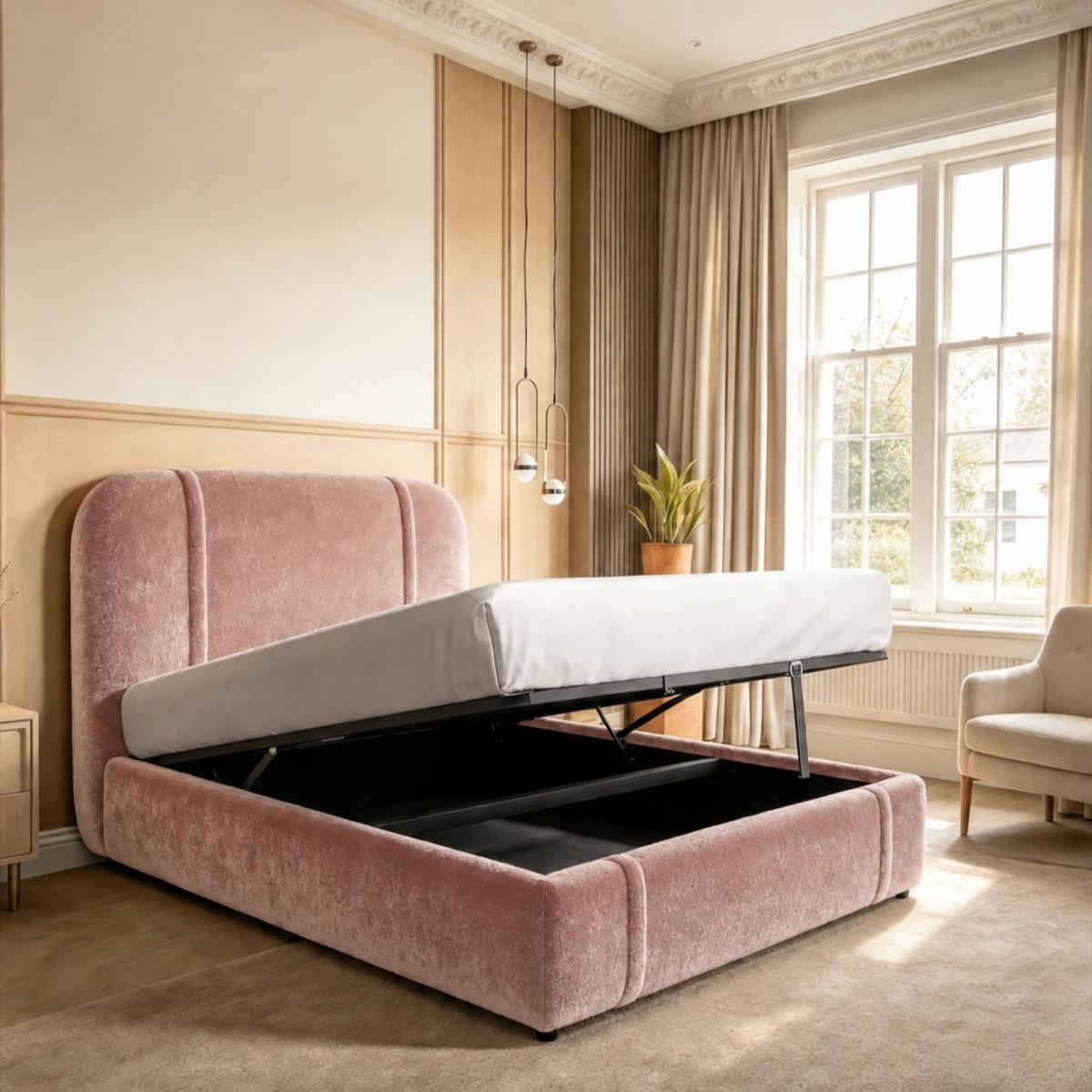 Tetbury Upholstered Ottoman Bed, view 8