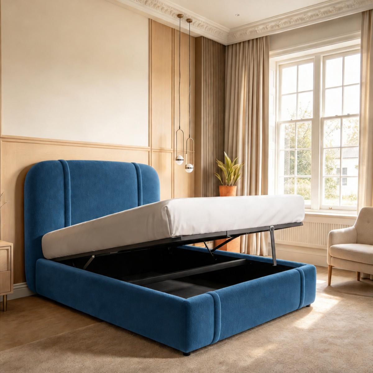 Tetbury Upholstered Ottoman Bed, view 10
