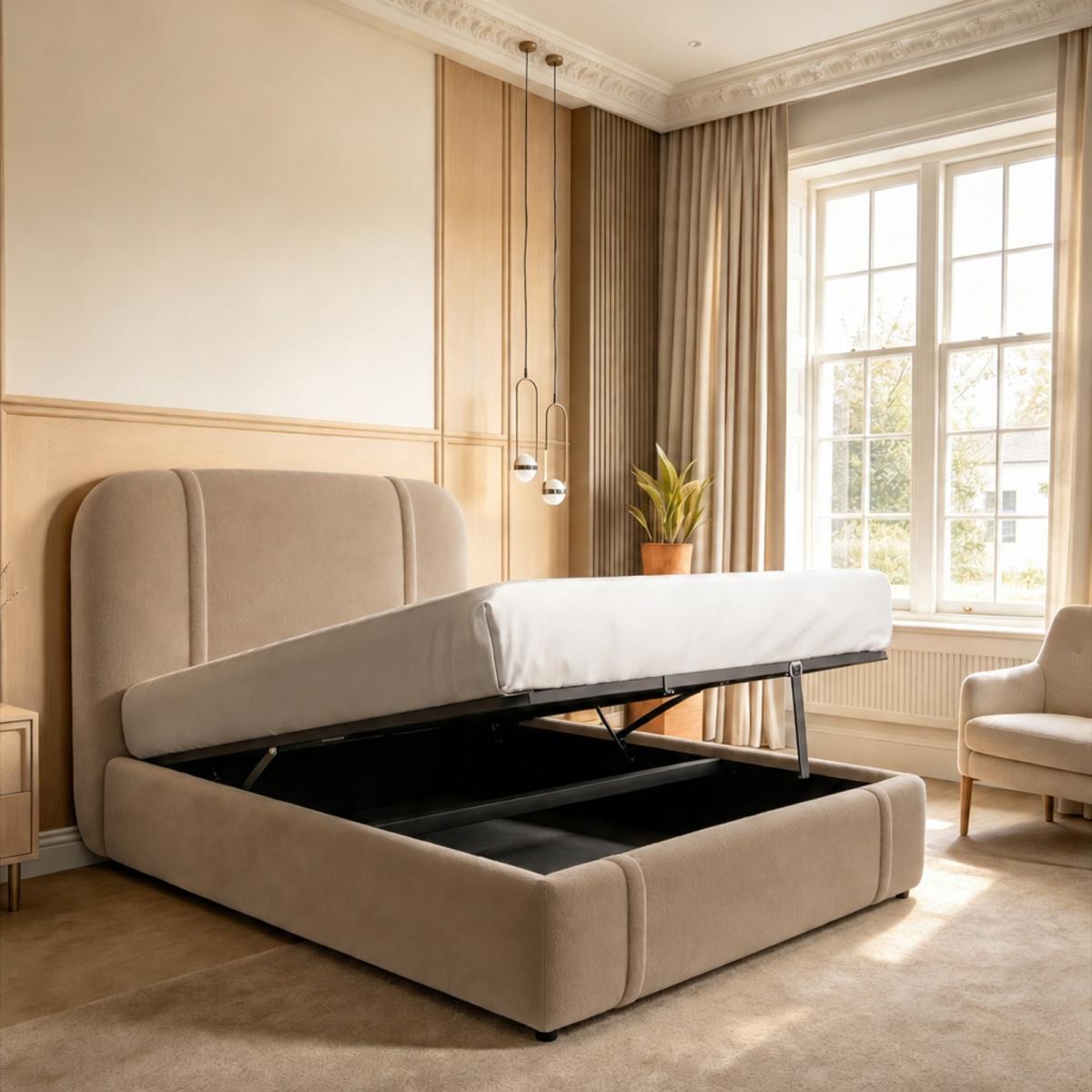 Tetbury Upholstered Ottoman Bed, view 12