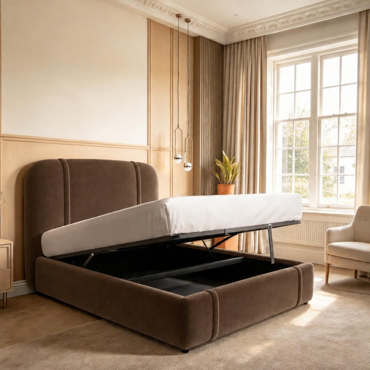 Tetbury Upholstered Ottoman Bed, view 13