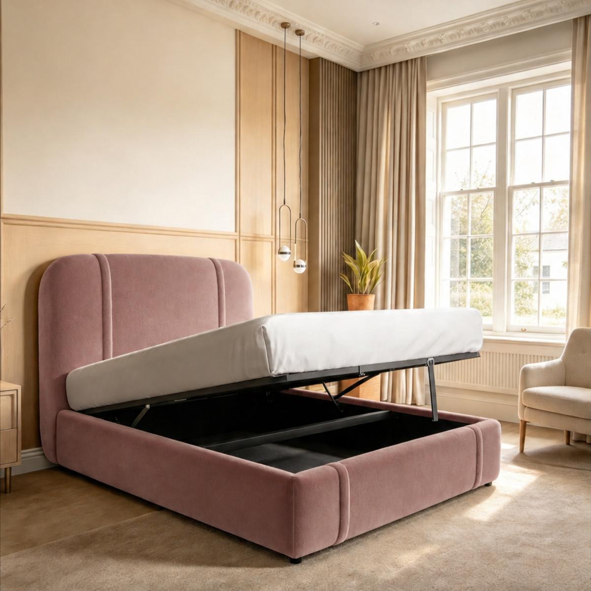 Tetbury Upholstered Ottoman Bed, view 14