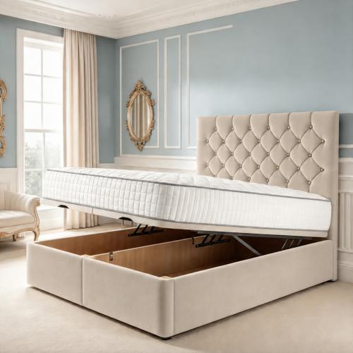 Cream Plush Velvet
