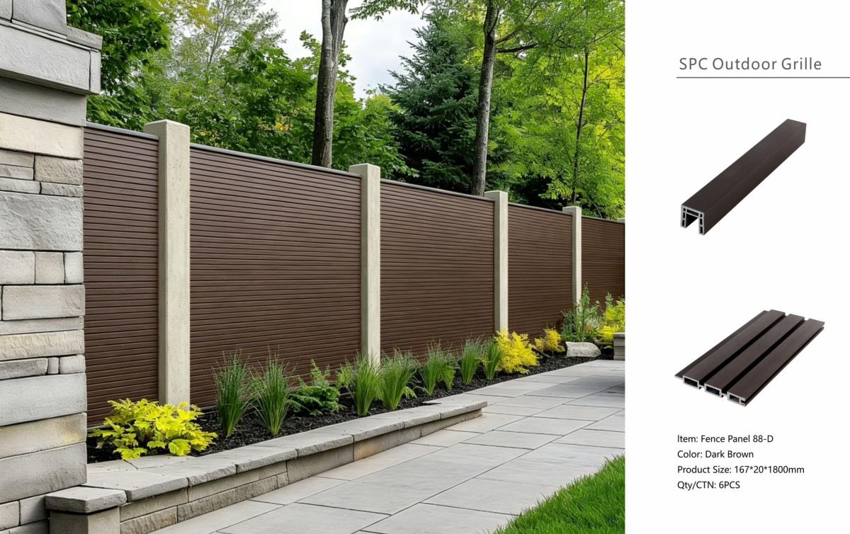 Fencing 88D - Dark Brown - Outdoor - 180cm (1 Pack / 6pcs) — Fencing handmade to order by Langham Furniture, image 3 of 3