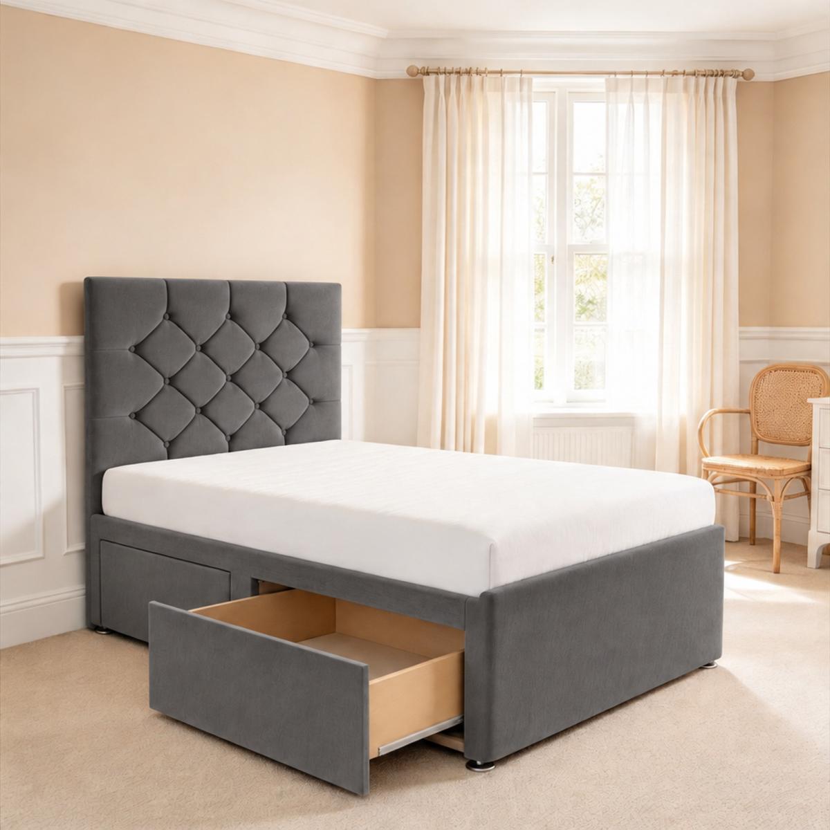 Thornbury Kids Chesterfield Divan Bed, view 16