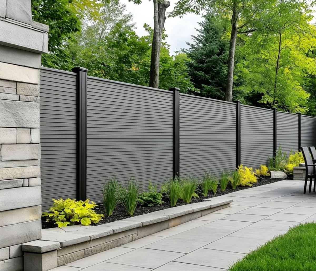 Fencing 88B - Grey Oak - Outdoor - 180cm (1 Pack / 6pcs) — Fencing handmade to order by Langham Furniture, image 1 of 4