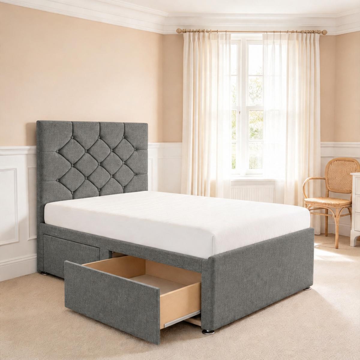 Thornbury Kids Chesterfield Divan Bed, view 23