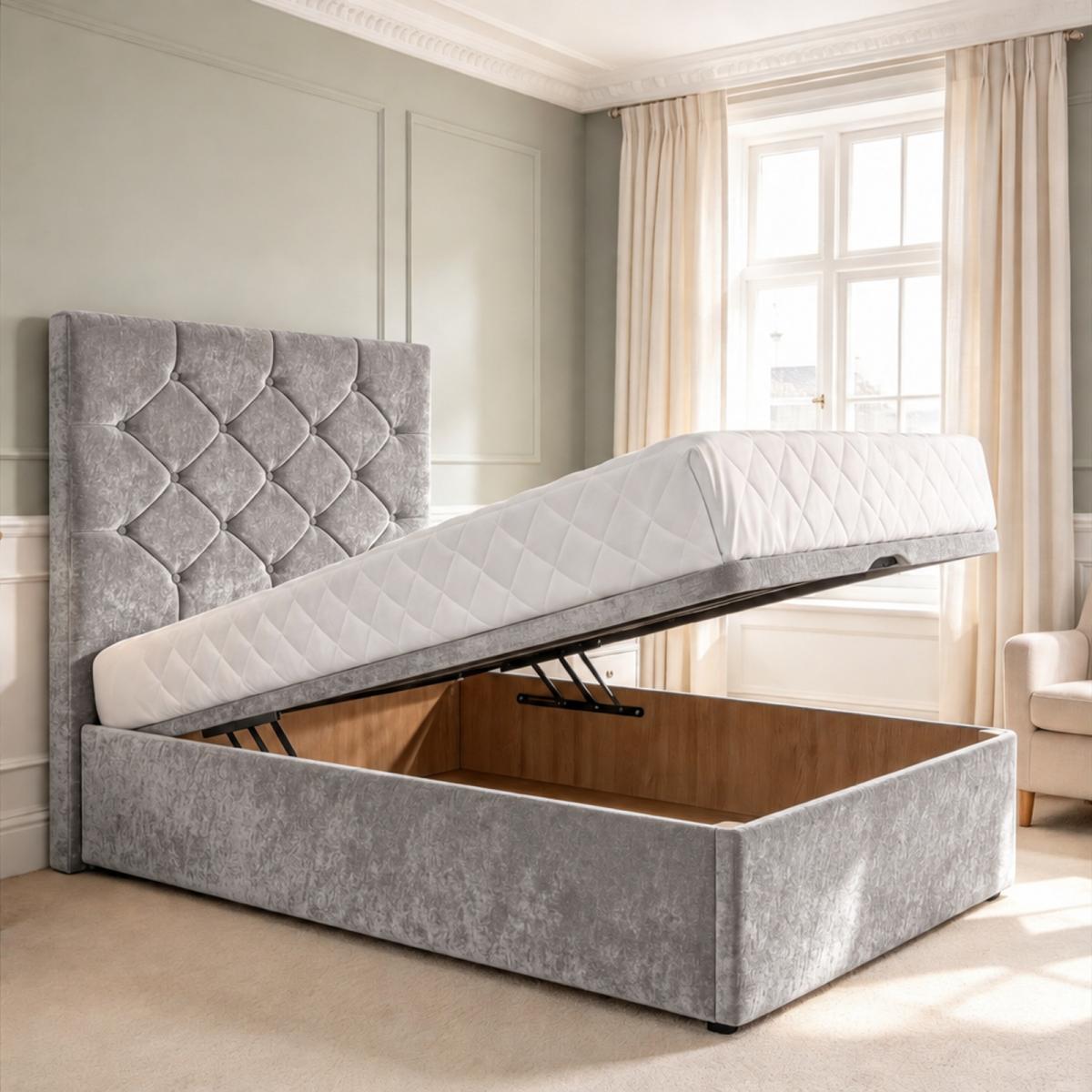 Thornbury Kids Chesterfield Ottoman Divan Bed, view 3