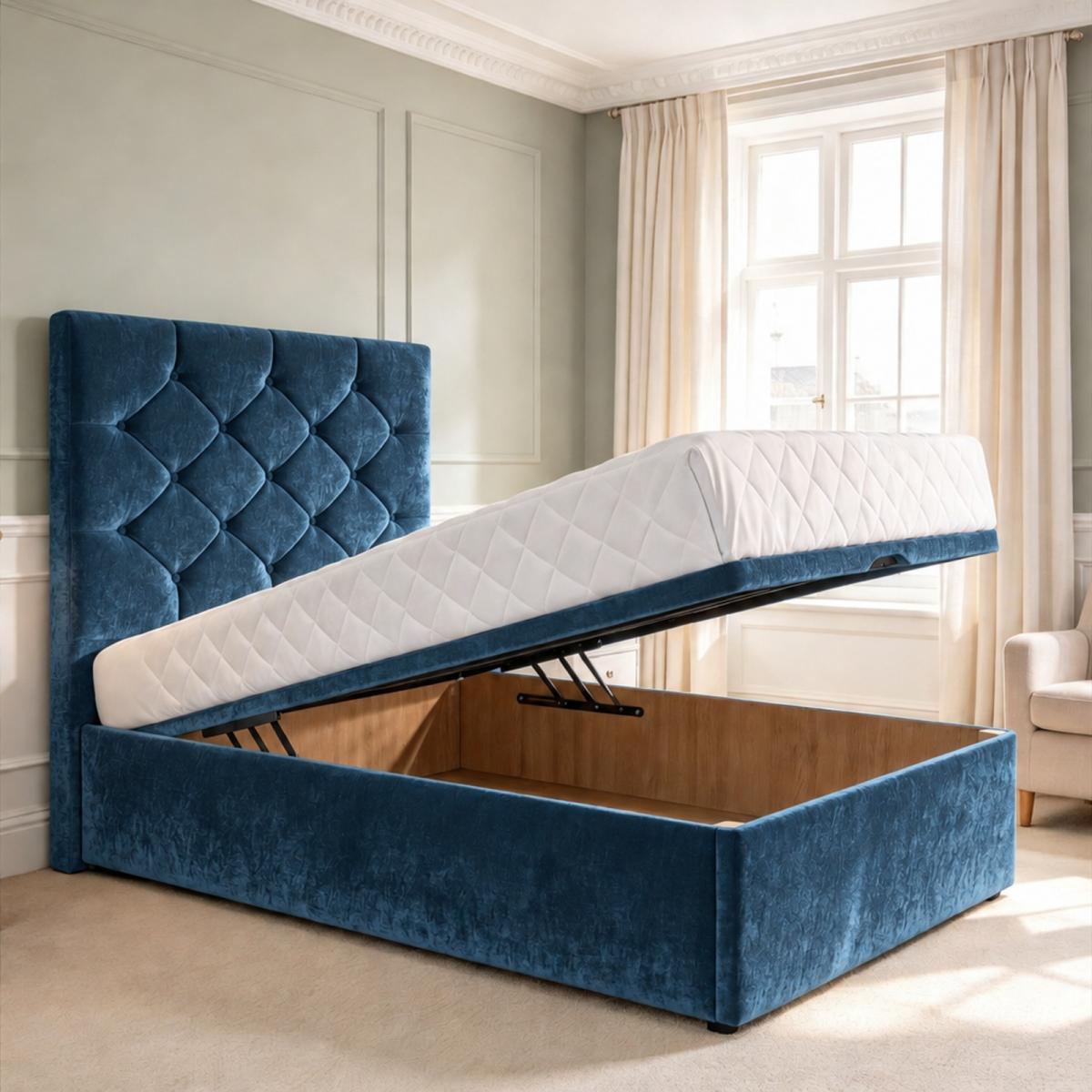Thornbury Kids Chesterfield Ottoman Divan Bed, view 4