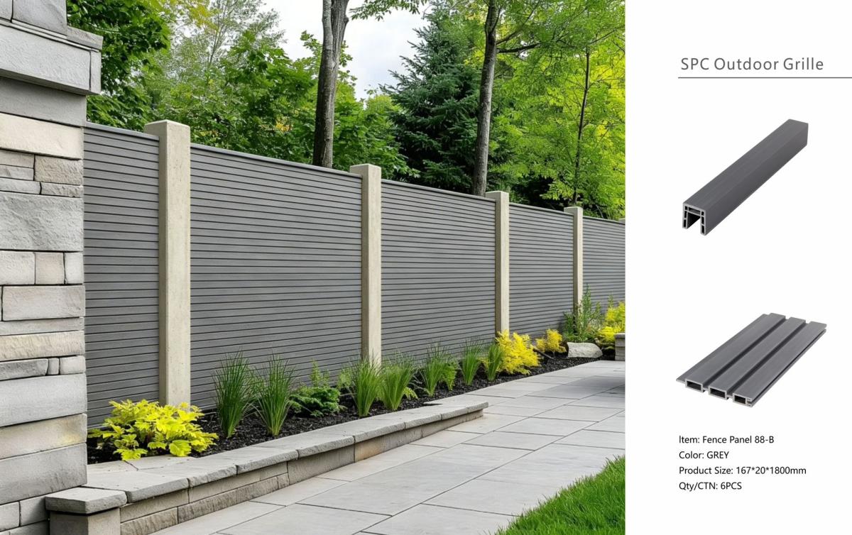 Fencing 88B - Grey Oak - Outdoor - 180cm (1 Pack / 6pcs) — Fencing handmade to order by Langham Furniture, image 3 of 4