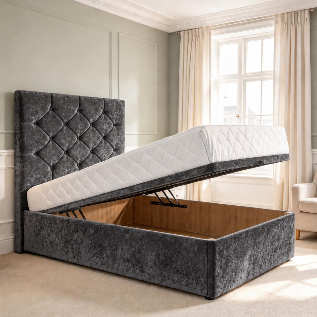Thornbury Kids Chesterfield Ottoman Divan Bed, view 5