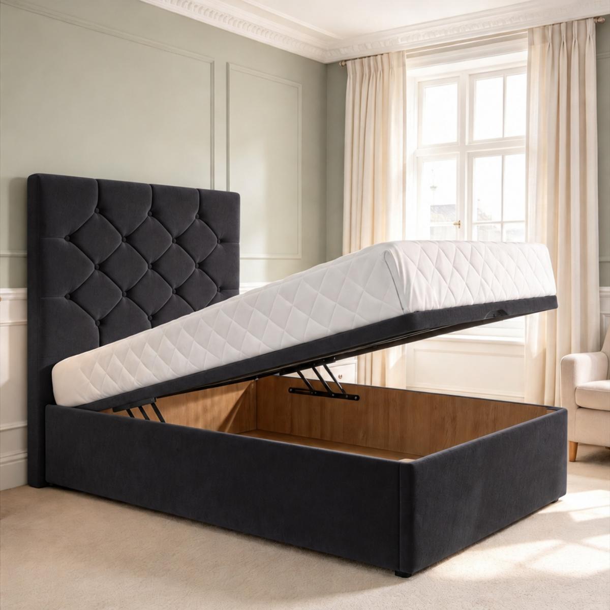 Thornbury Kids Chesterfield Ottoman Divan Bed, view 9