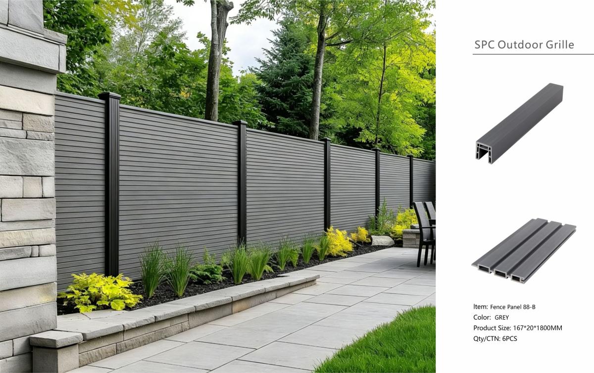 Fencing 88B - Grey Oak - Outdoor - 180cm (1 Pack / 6pcs) — Fencing handmade to order by Langham Furniture, image 4 of 4