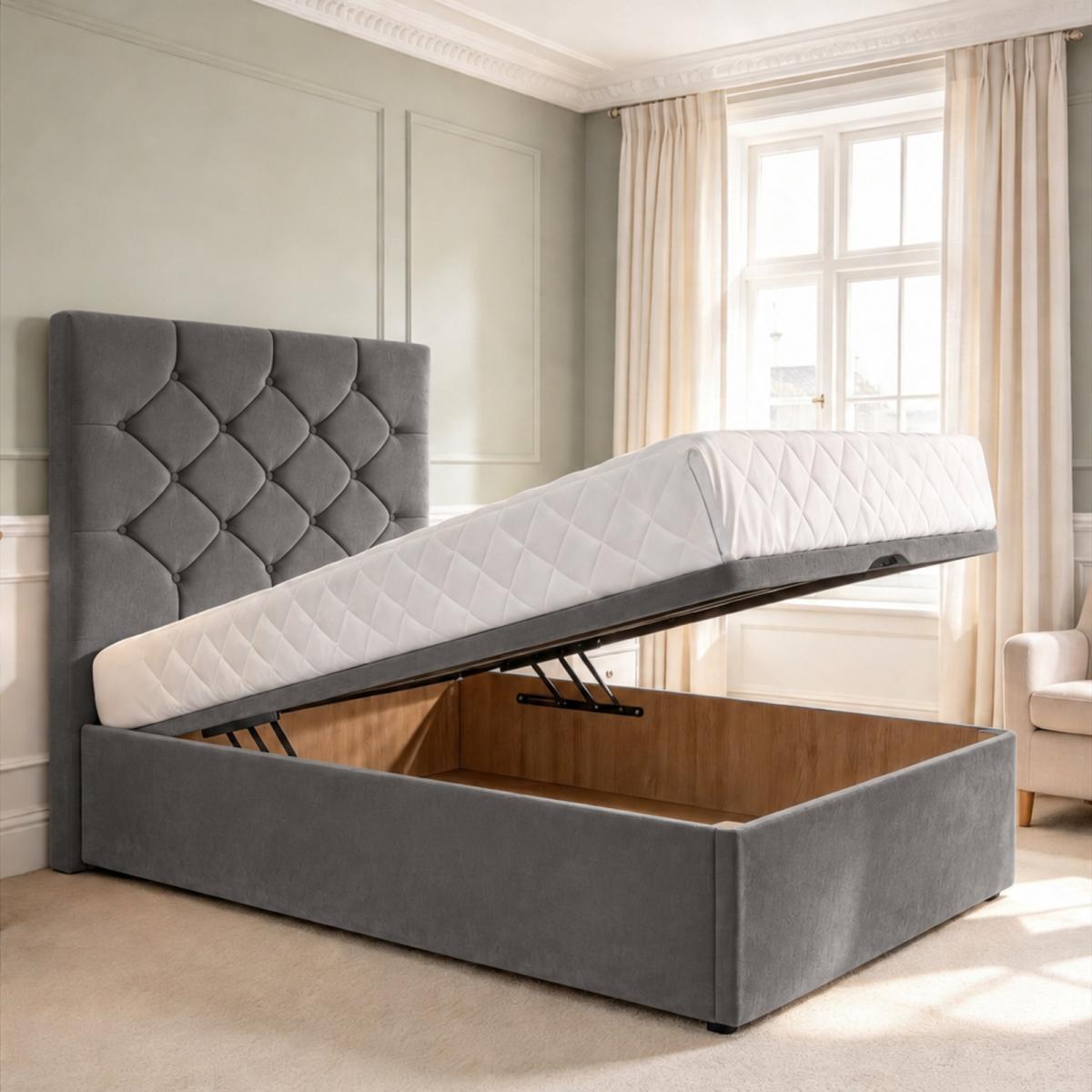 Thornbury Kids Chesterfield Ottoman Divan Bed, view 16