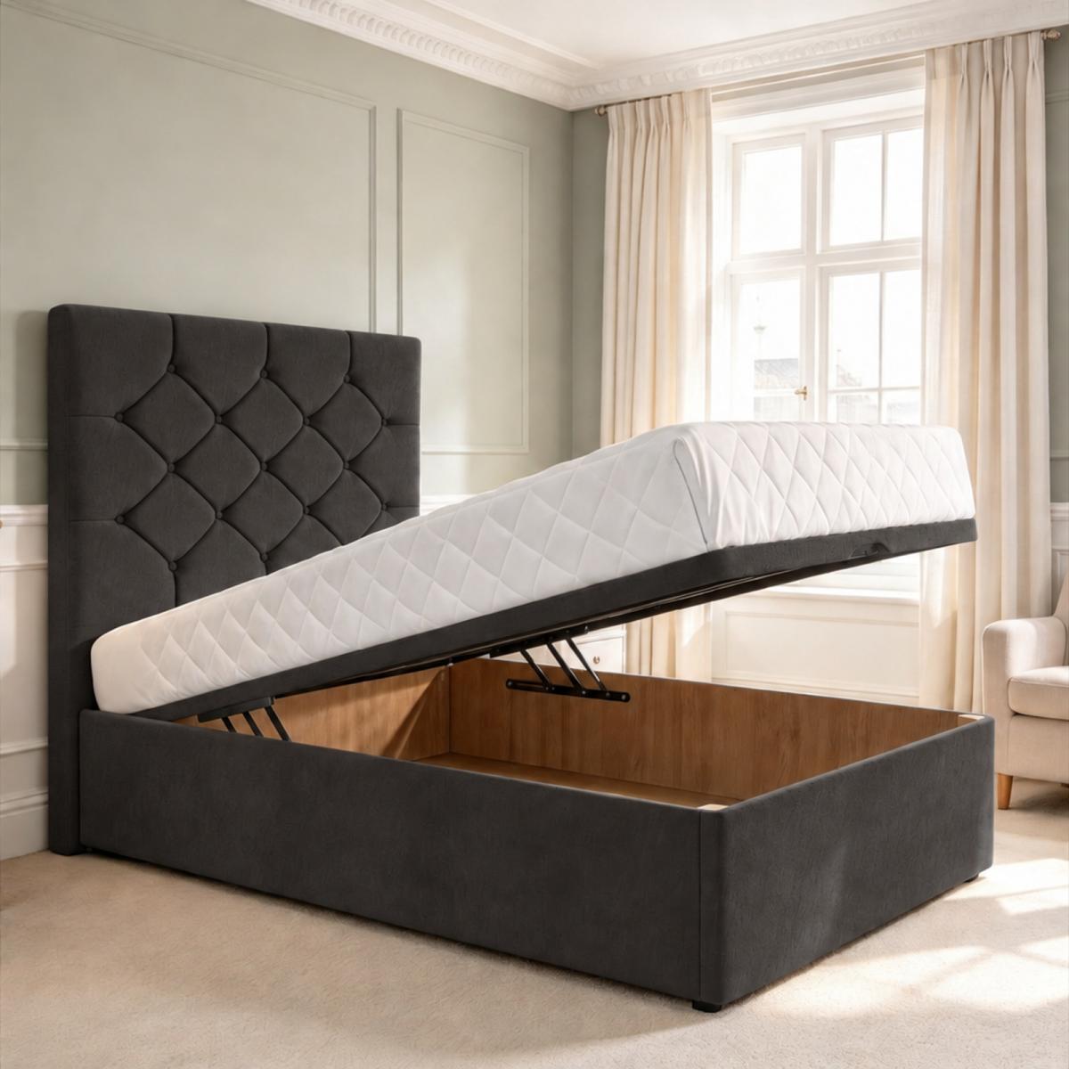 Thornbury Kids Chesterfield Ottoman Divan Bed, view 17