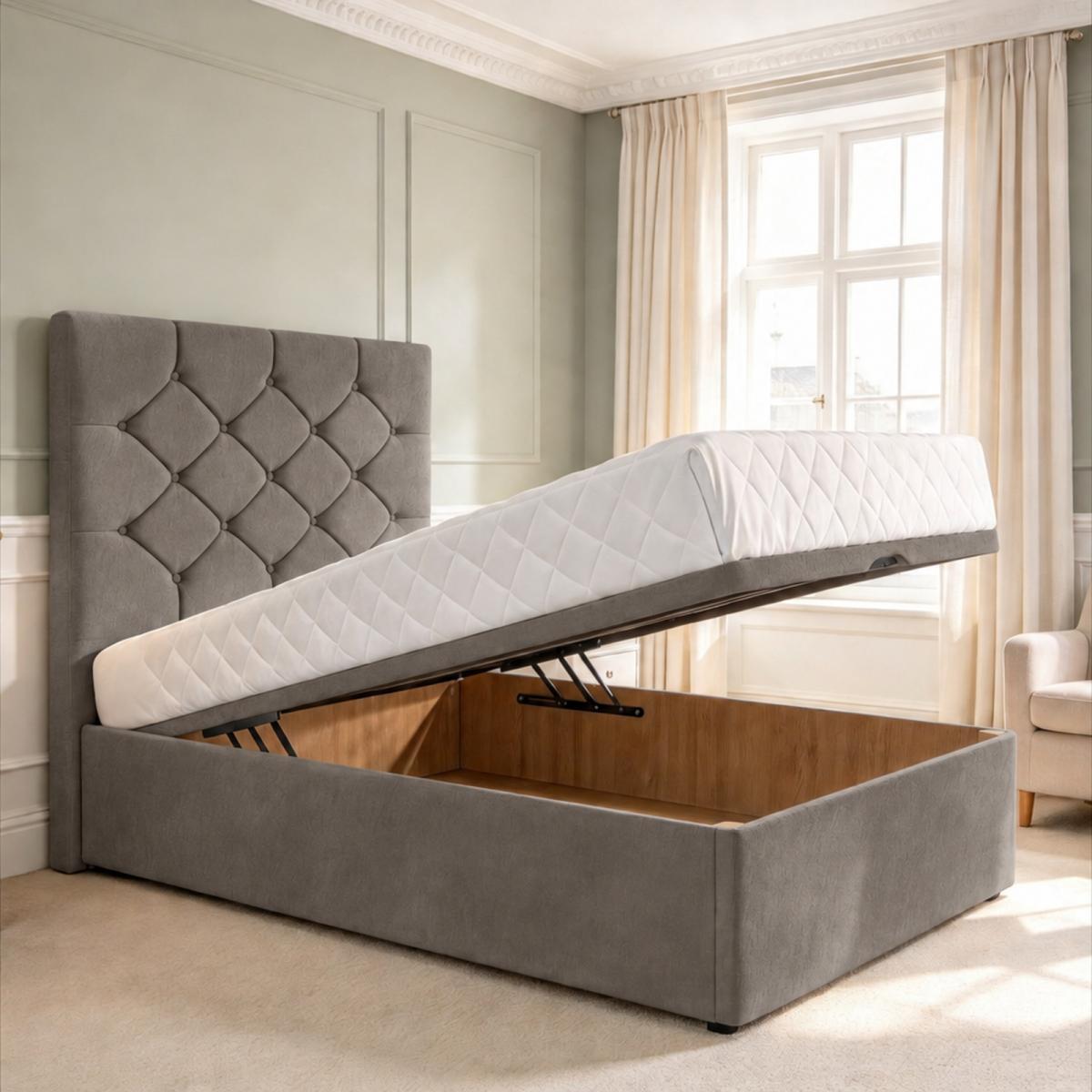Thornbury Kids Chesterfield Ottoman Divan Bed, view 21