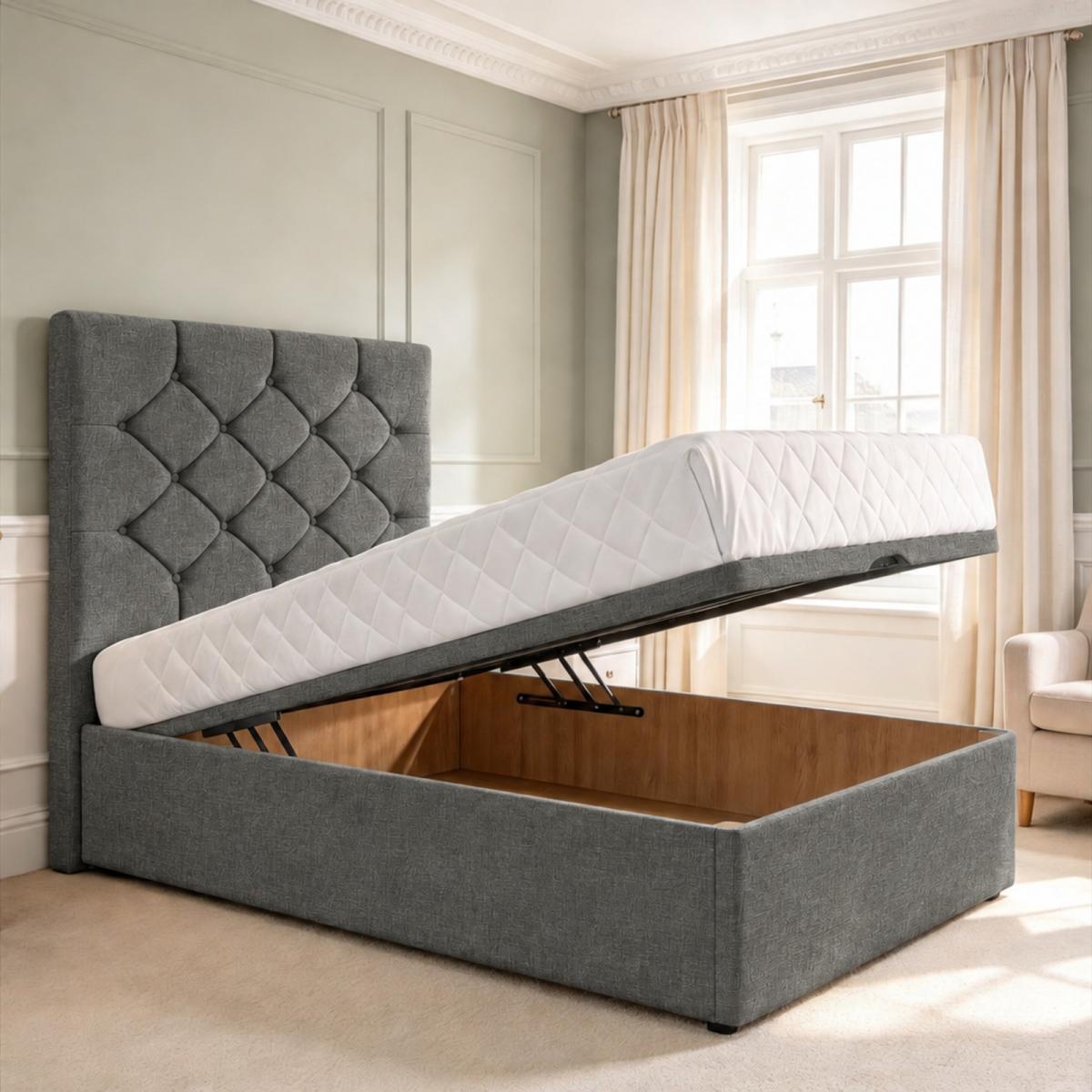 Thornbury Kids Chesterfield Ottoman Divan Bed, view 23