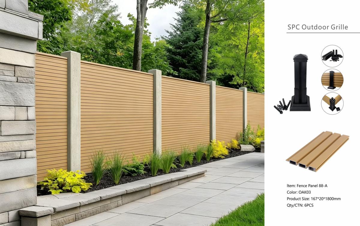 Fencing 88A - Oak 03 - Outdoor - 180cm (1 Pack / 6pcs) — Fencing handmade to order by Langham Furniture, image 3 of 4