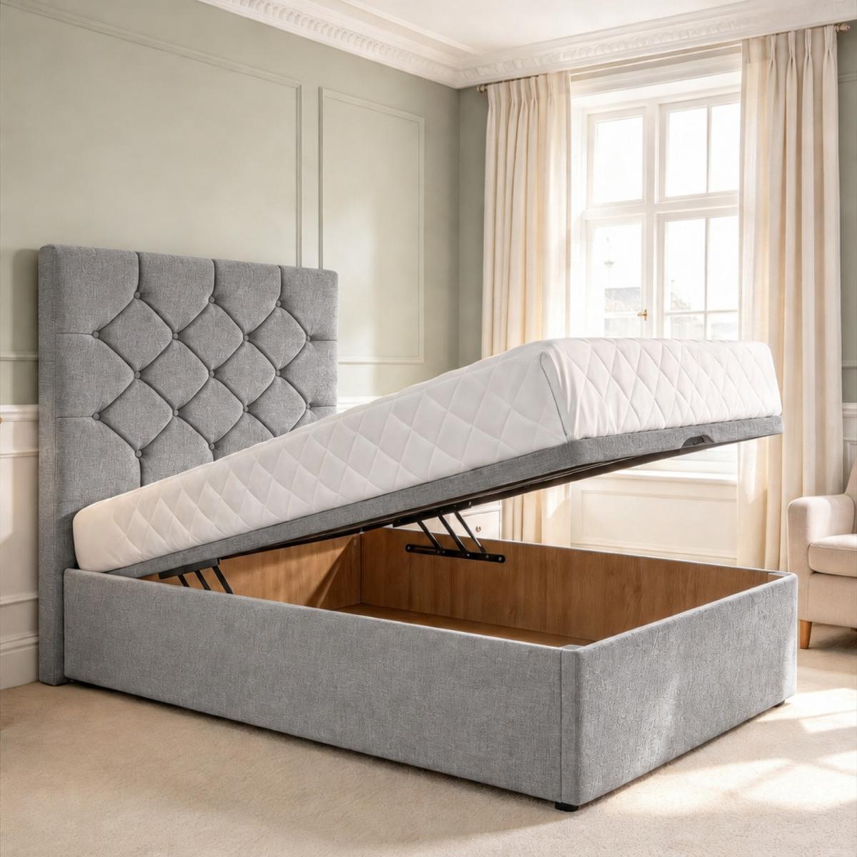 Thornbury Kids Chesterfield Ottoman Divan Bed, view 25