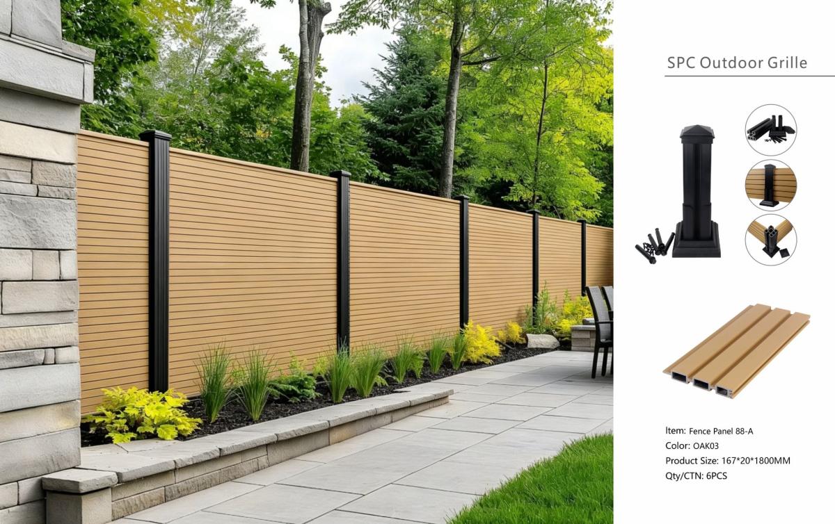 Fencing 88A - Oak 03 - Outdoor - 180cm (1 Pack / 6pcs) — Fencing handmade to order by Langham Furniture, image 4 of 4